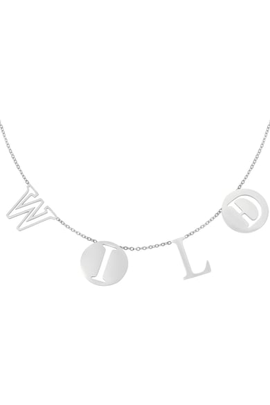 Halskette Letters Wild Silber Edelstahl h5 